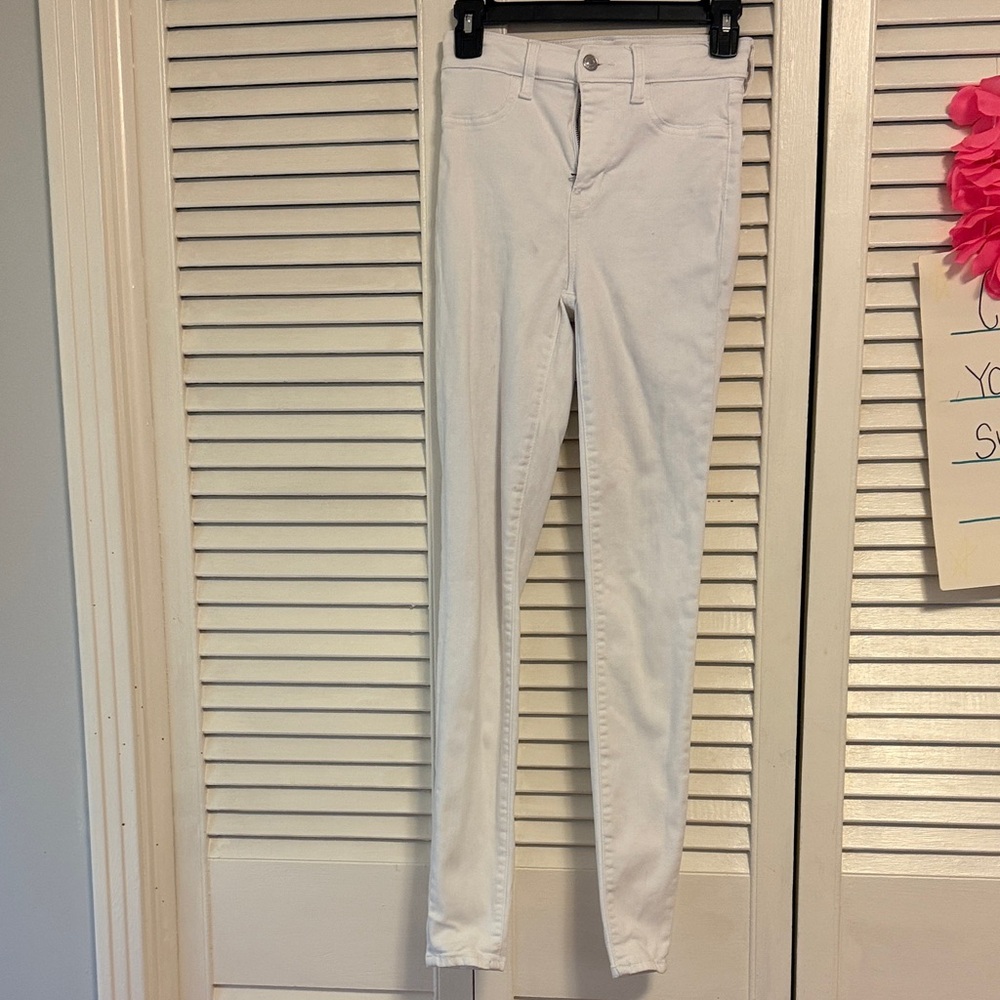 American Eagle Outfitters Soft Gray Skinny Pants